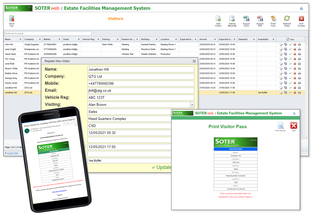 SOTERweb Cloud CAFM System