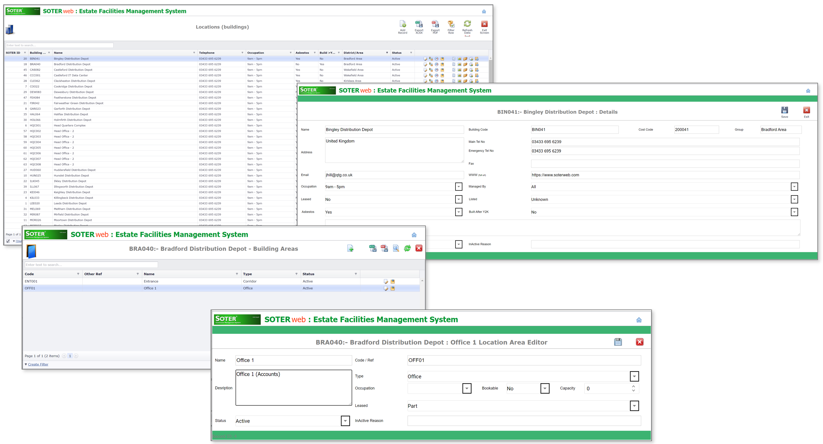 SOTERweb Cloud CAFM System