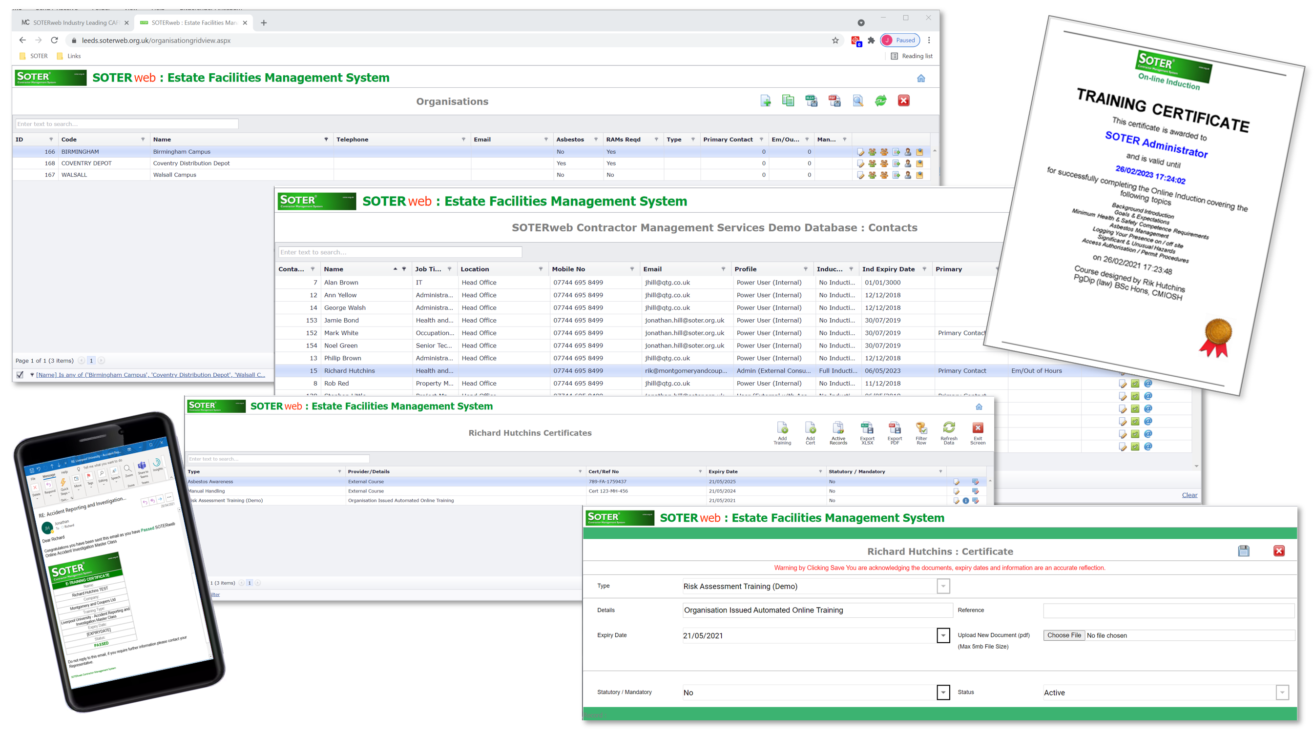 SOTERweb Cloud CAFM System